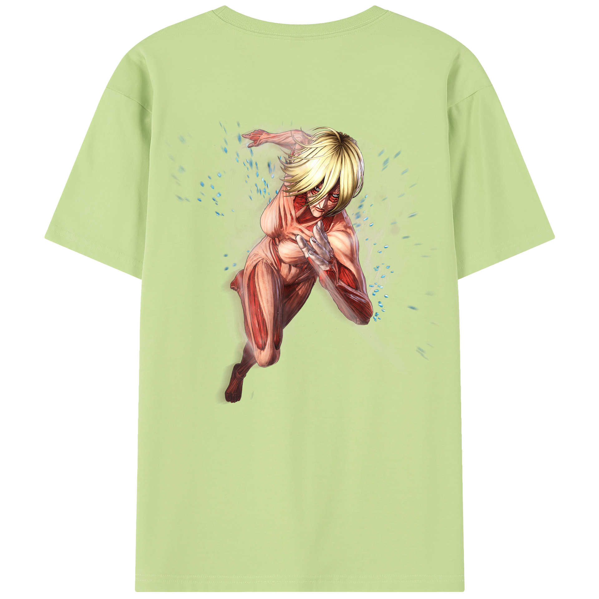 （画像用） 進撃の巨人 Attack on Titan 綿100％半袖Tシャツ（背面プリント）